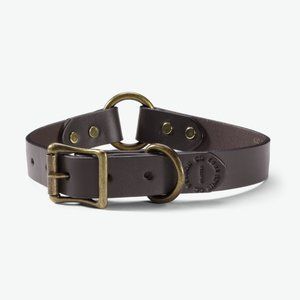 Filson Brown Bridle Puppy collar